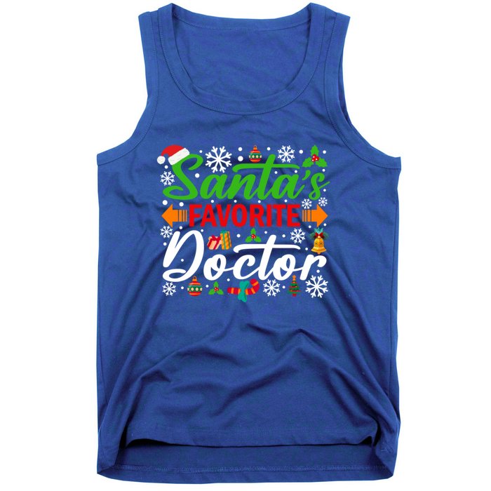 SantaS Favorite Doctor Meaningful Gift Funny Christmas Xmas Funny Gift Tank Top