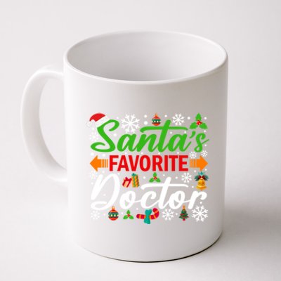 SantaS Favorite Doctor Meaningful Gift Funny Christmas Xmas Funny Gift Coffee Mug