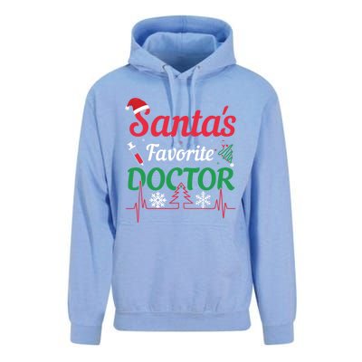 SantaS Favorite Doctor Gift Unisex Surf Hoodie