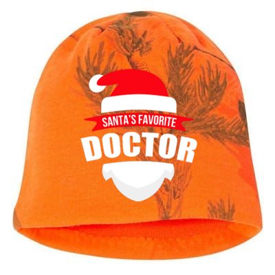 SantaS Favorite Doctor Cute Gift Fun Christmas Wear Kati - Camo Knit Beanie