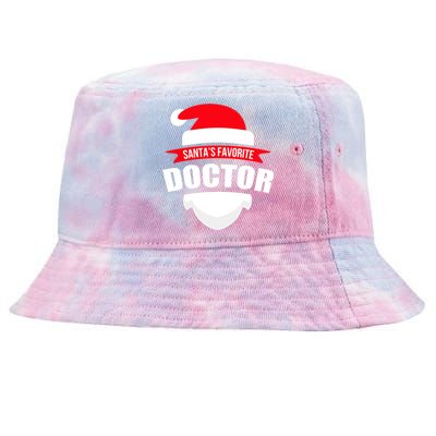 SantaS Favorite Doctor Cute Gift Fun Christmas Wear Tie-Dyed Bucket Hat