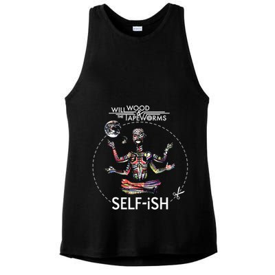 Selffish Funny Design Witty And Playful Humor Ladies PosiCharge Tri-Blend Wicking Tank