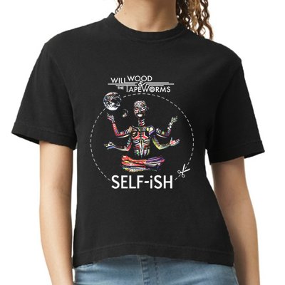 Selffish Funny Design Witty And Playful Humor Comfort Colors Boxy T-Shirt