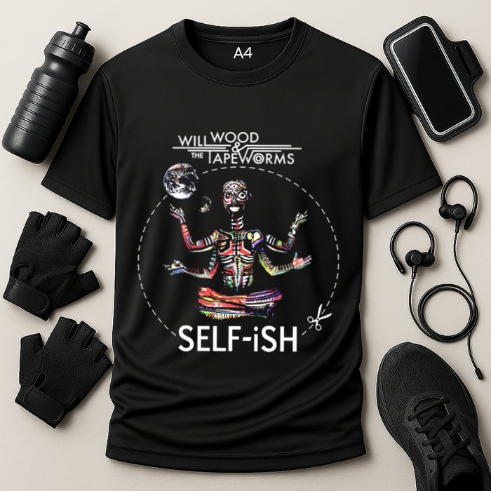 Selffish Funny Design Witty And Playful Humor Performance Shirt