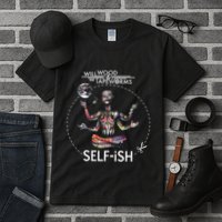 Selffish Funny Design Witty And Playful Humor Tall T-Shirt