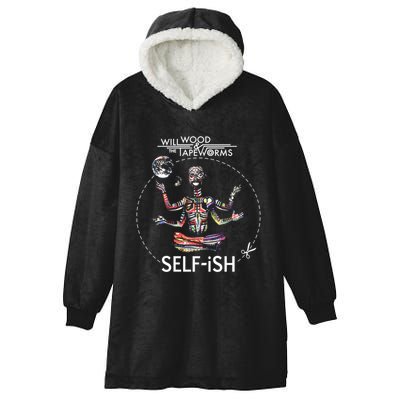 Selffish Funny Design Witty And Playful Humor Hooded Wearable Blanket