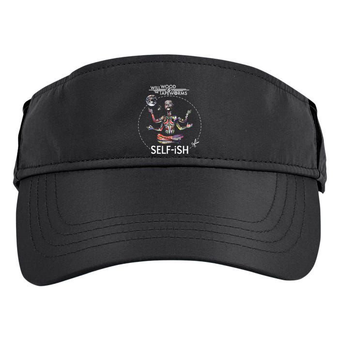 Selffish Funny Design Witty And Playful Humor Adult Drive Performance Visor