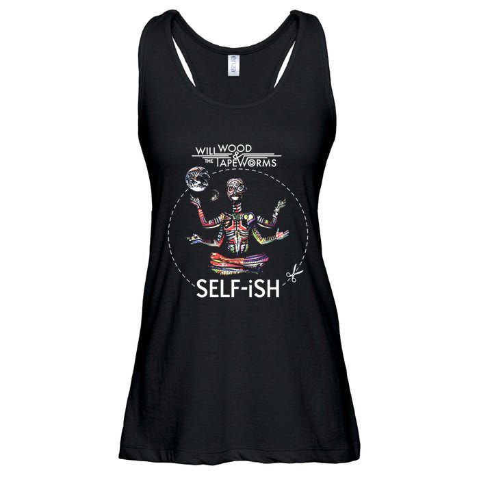 Selffish Funny Design Witty And Playful Humor Ladies Essential Flowy Tank