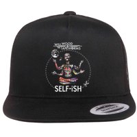 Selffish Funny Design Witty And Playful Humor Flatbill Hat