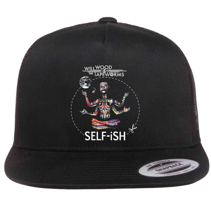 Selffish Funny Design Witty And Playful Humor Flatbill Hat