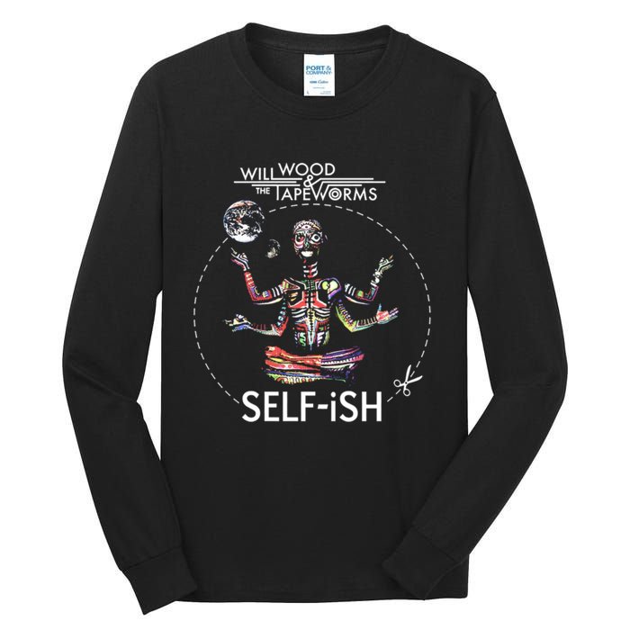 Selffish Funny Design Witty And Playful Humor Tall Long Sleeve T-Shirt