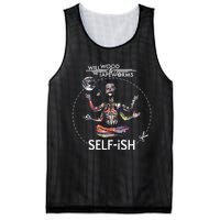 Selffish Funny Design Witty And Playful Humor Mesh Reversible Basketball Jersey Tank