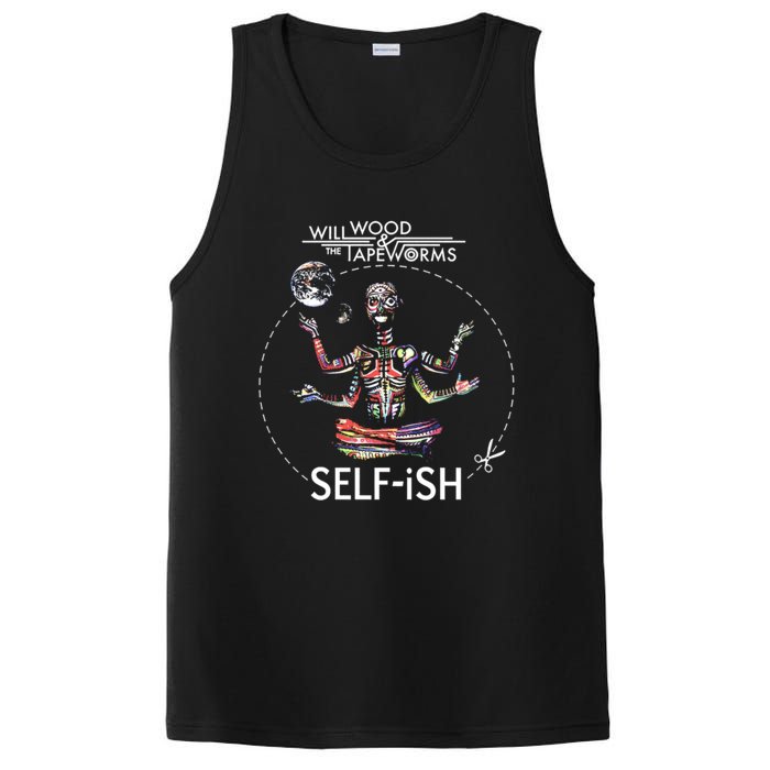 Selffish Funny Design Witty And Playful Humor PosiCharge Competitor Tank