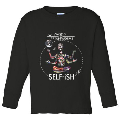 Selffish Funny Design Witty And Playful Humor Toddler Long Sleeve Shirt