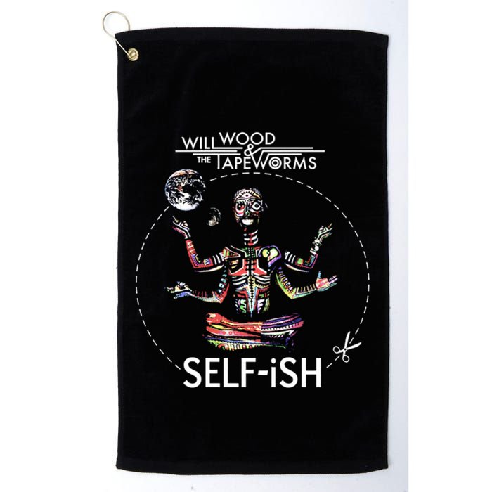 Selffish Funny Design Witty And Playful Humor Golf Towel