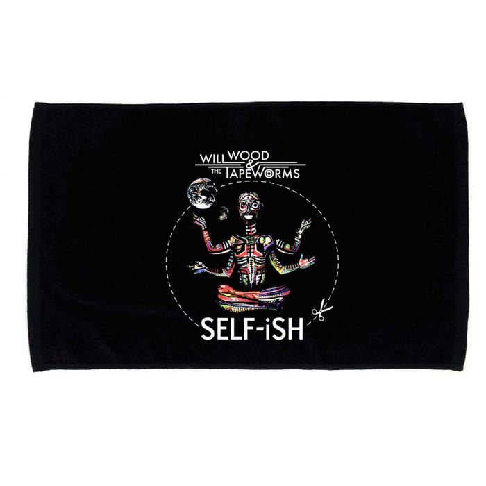 Selffish Funny Design Witty And Playful Humor Microfiber Hand Towel