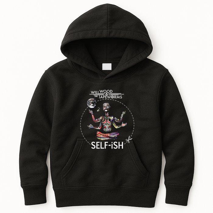 Selffish Funny Design Witty And Playful Humor Kids Hoodie