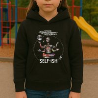 Selffish Funny Design Witty And Playful Humor Kids Hoodie