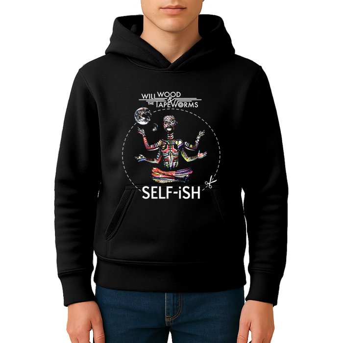 Selffish Funny Design Witty And Playful Humor Kids Hoodie