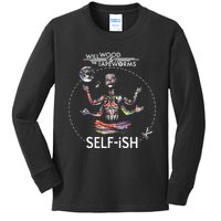 Selffish Funny Design Witty And Playful Humor Kids Long Sleeve Shirt