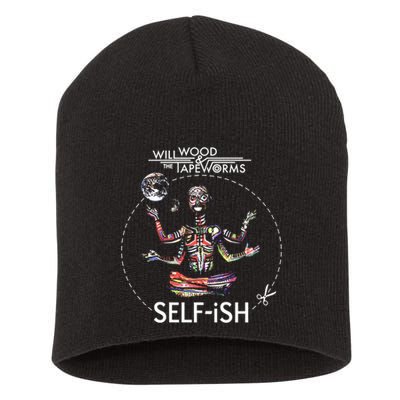 Selffish Funny Design Witty And Playful Humor Short Acrylic Beanie
