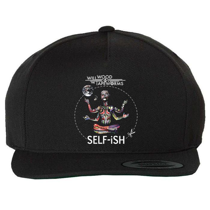 Selffish Funny Design Witty And Playful Humor Wool Snapback Cap