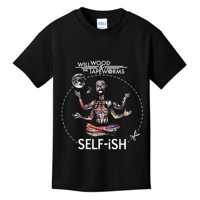 Selffish Funny Design Witty And Playful Humor Kids T-Shirt