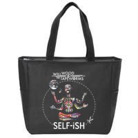 Selffish Funny Design Witty And Playful Humor Zip Tote Bag