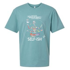 Selffish Funny Design Witty And Playful Humor Sueded Cloud Jersey T-Shirt