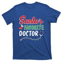 SantaS Favorite Doctor Merry Xmas Claus Stethoscope Gift T-Shirt