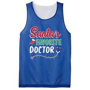 SantaS Favorite Doctor Merry Xmas Claus Stethoscope Gift Mesh Reversible Basketball Jersey Tank