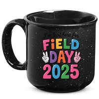 School Field Day Teacher Im Just Here For Field Day 2025 15oz Campfire Ceramic Mug