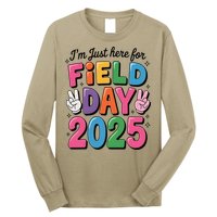 School Field Day Teacher Im Just Here For Field Day 2025 Long Sleeve Shirt