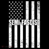 Semi Fascist Distressed USA American Flag Impact Tech Backpack
