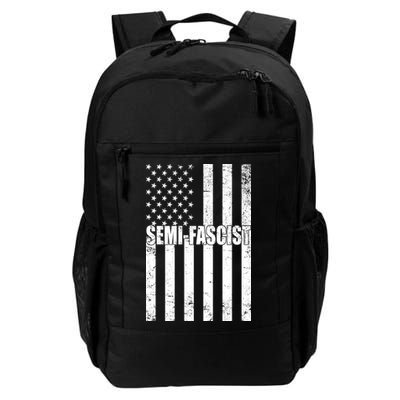 Semi Fascist Distressed USA American Flag Backpack