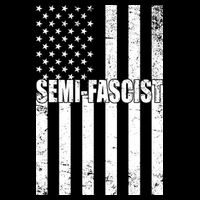 Semi Fascist Distressed USA American Flag Backpack