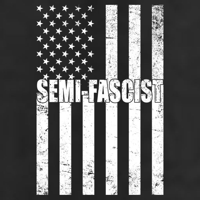Semi Fascist Distressed USA American Flag 25L Jumbo Tote