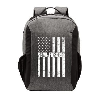 Semi Fascist Distressed USA American Flag Vector Backpack