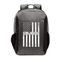 Semi Fascist Distressed USA American Flag Vector Backpack