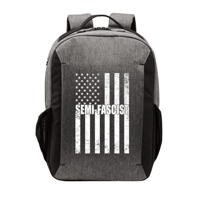 Semi Fascist Distressed USA American Flag Vector Backpack