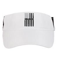 Semi Fascist Distressed USA American Flag Adult Drive Performance Visor