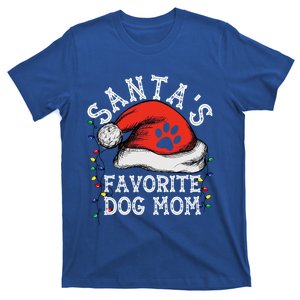 SantaS Favorite Dog Mom Gift T-Shirt