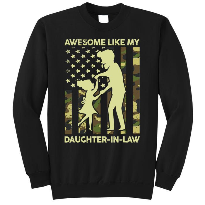 Stepdad Fathers Day Gift Awesome Like My Daughter In Law Sweatshirt