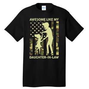 Stepdad Fathers Day Gift Awesome Like My Daughter In Law Tall T-Shirt