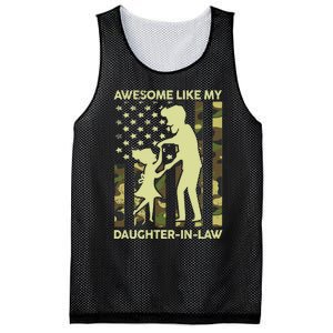 Stepdad Fathers Day Gift Awesome Like My Daughter In Law Mesh Reversible Basketball Jersey Tank