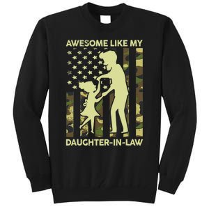 Stepdad Fathers Day Gift Awesome Like My Daughter In Law Tall Sweatshirt