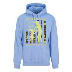 Stepdad Fathers Day Gift Awesome Like My Daughter In Law Unisex Surf Hoodie