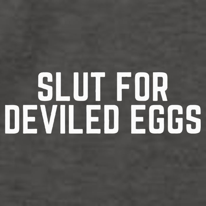 Slut For Deviled Eggs  Funny Gag Gift  Vector Backpack