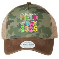 School Field Day Teacher Im Just Here For Field Day 2025 Legacy Tie Dye Trucker Hat