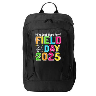 School Field Day Teacher Im Just Here For Field Day 2025 City Backpack